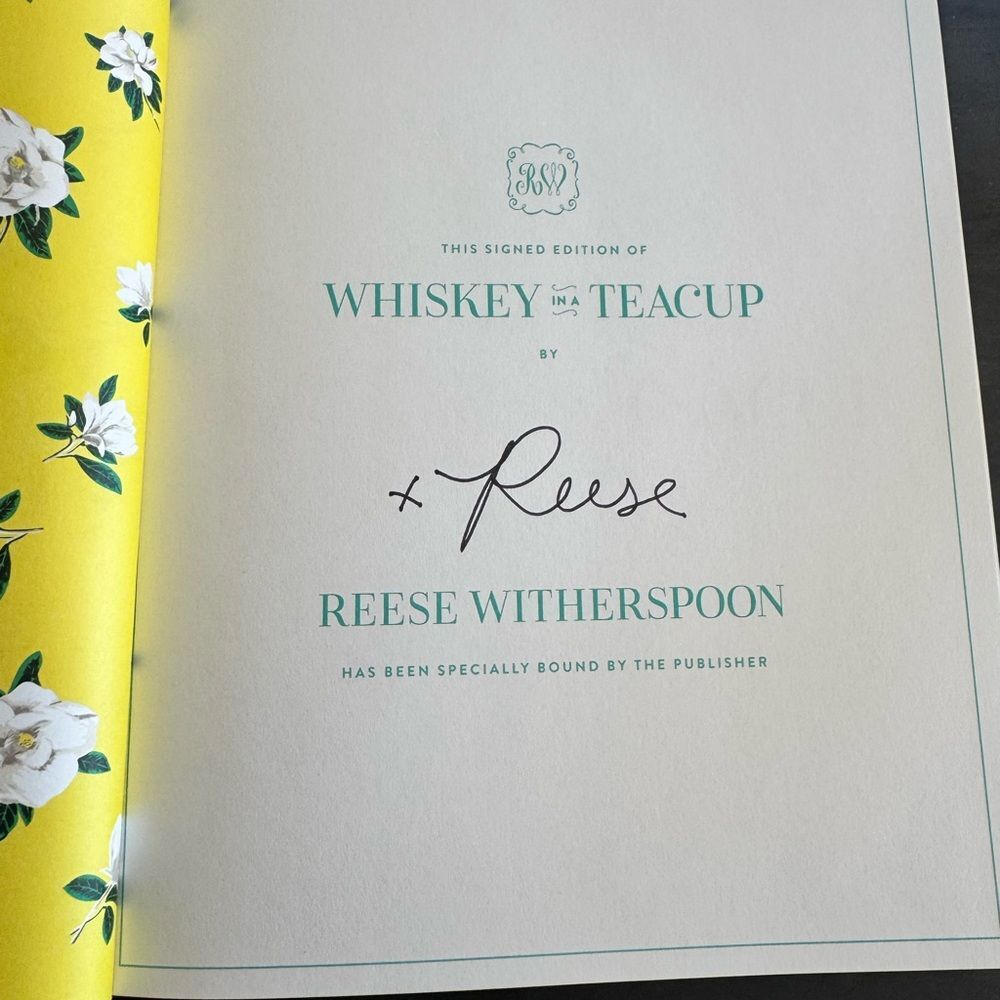 Whiskey in a Teacup Book with Pink Cover - Picture 3 of 3
